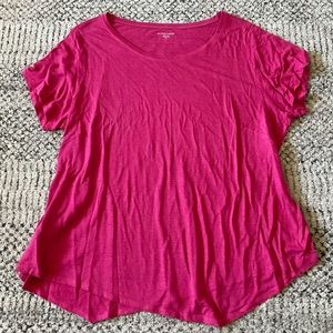 Eileen Fisher Organic Linen Slub T-Shirt